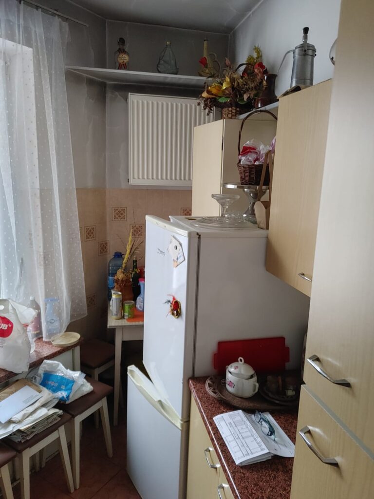 Zdjęcie mieszkania podczas remontu.